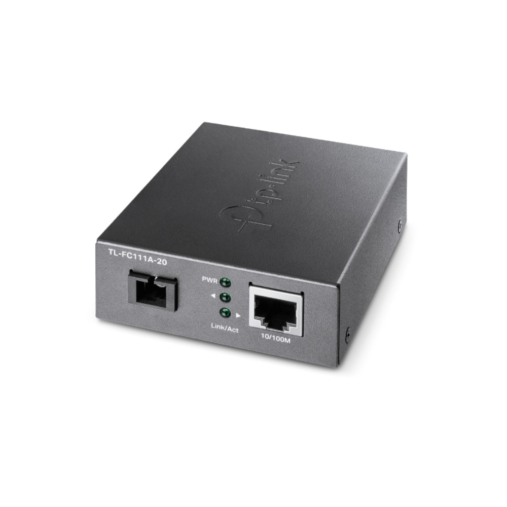 10/100 Mbps RJ45 to 100 Mbps Single-mode SC WDM Bi-Directional Fiber Converter