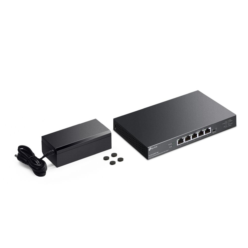 5-Port 2.5G Desktop Switch with 4-Port PoE++