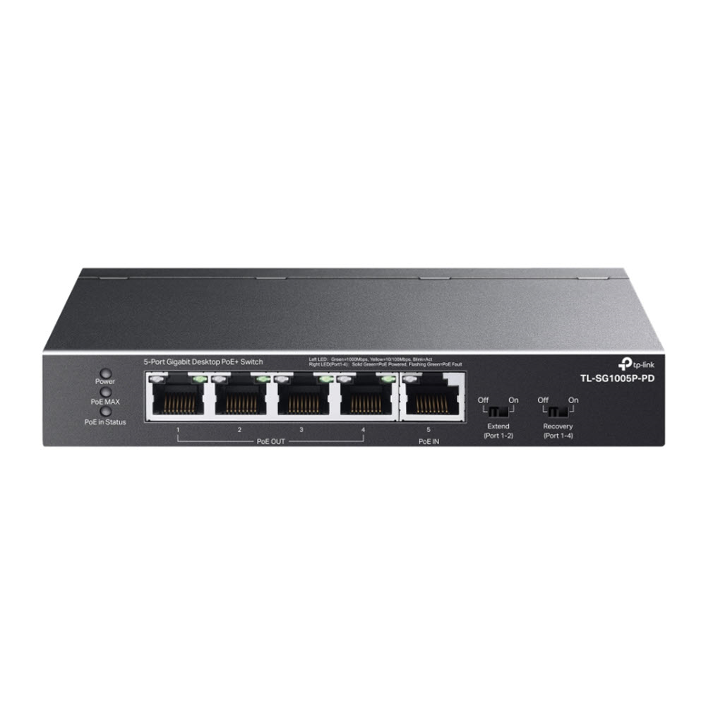 5-Port Gigabit Desktop PoE+ Switch