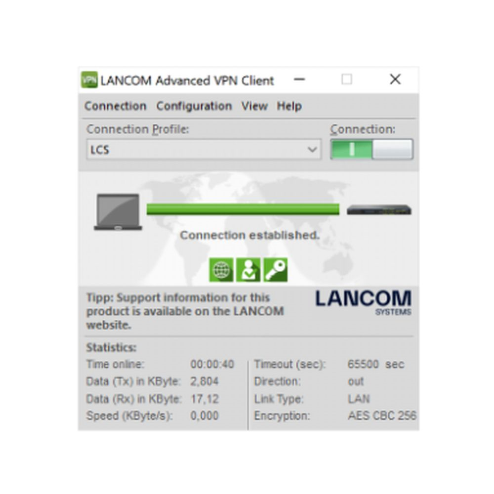 LANCOM Advanced VPN Client (WIN, Bulk 10) LANCOM Advanced VPN Client (WIN, Bulk 10)