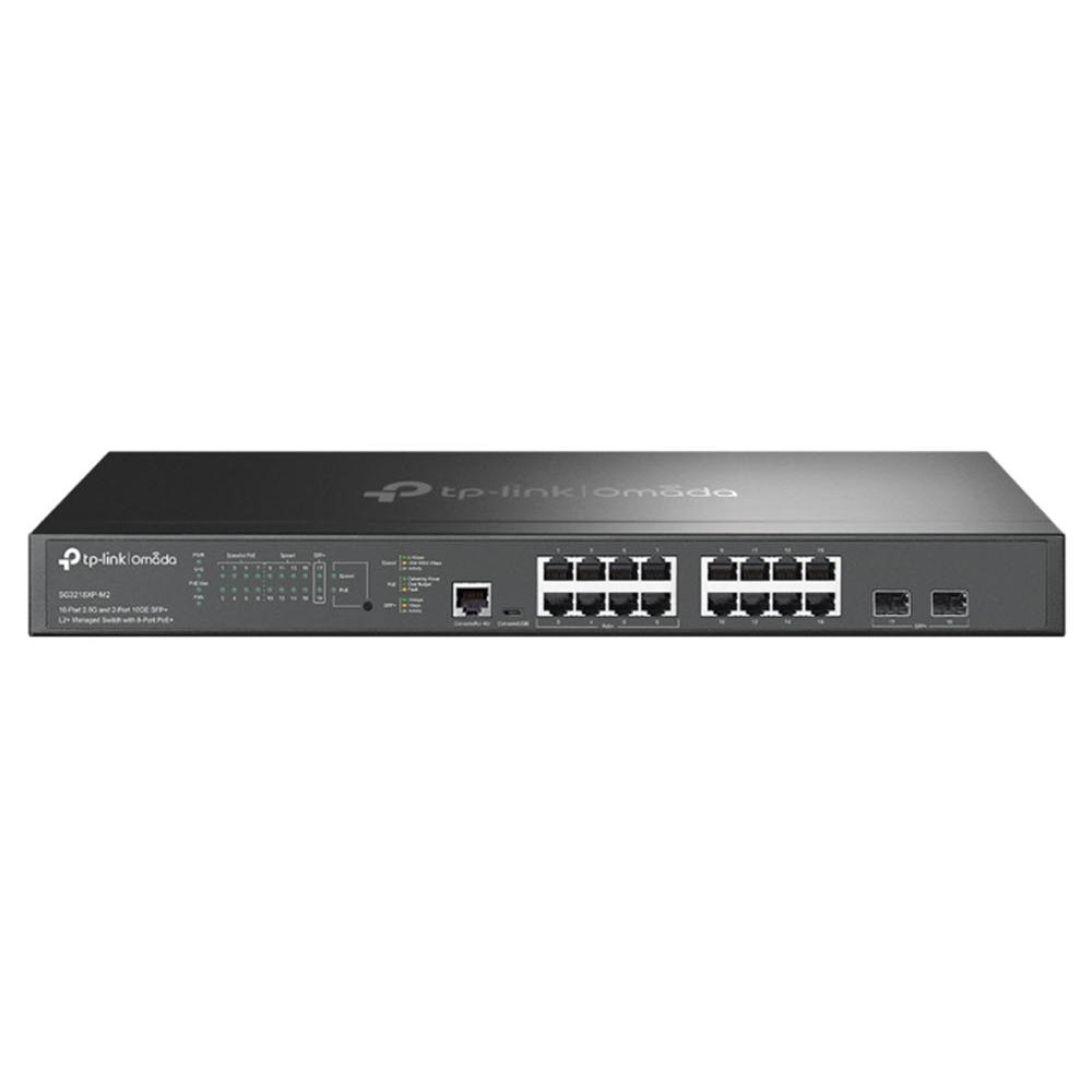 Omada 16-Port 2.5G and 2-Port 10GE SFP+