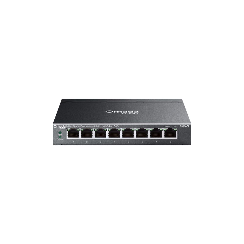 Omada 8-Port Gigabit Easy Managed Switch with 8-Port PoE+ Omada 8-Port Gigabit Easy Managed Switch with 8-Port PoE+