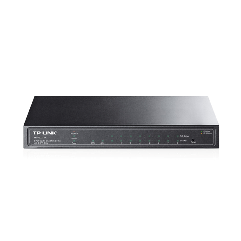 Omada -JetStream 8-Port Gigabit Smart PoE+ Switch with 2SFP Slots