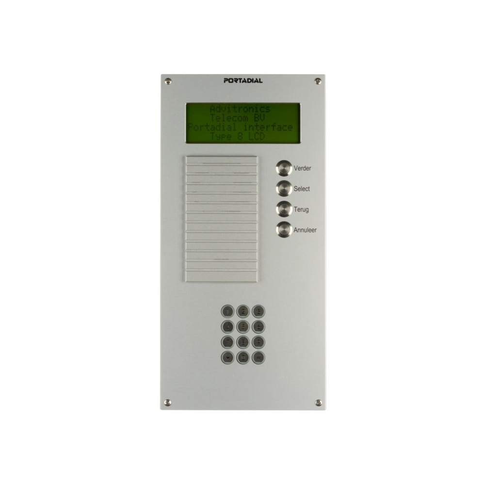 PortaDial type 8 LCD Door Phone Verticale variant