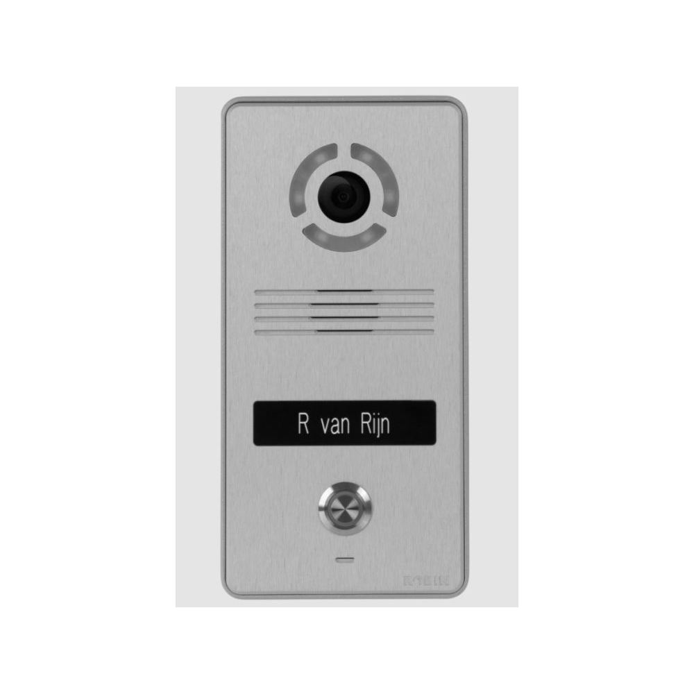 Robin SlimLine SIP, IP camera, Silver, 1 toets (opbouw) Robin SlimLine SIP, IP camera, Silver, 1 toets (opbouw)