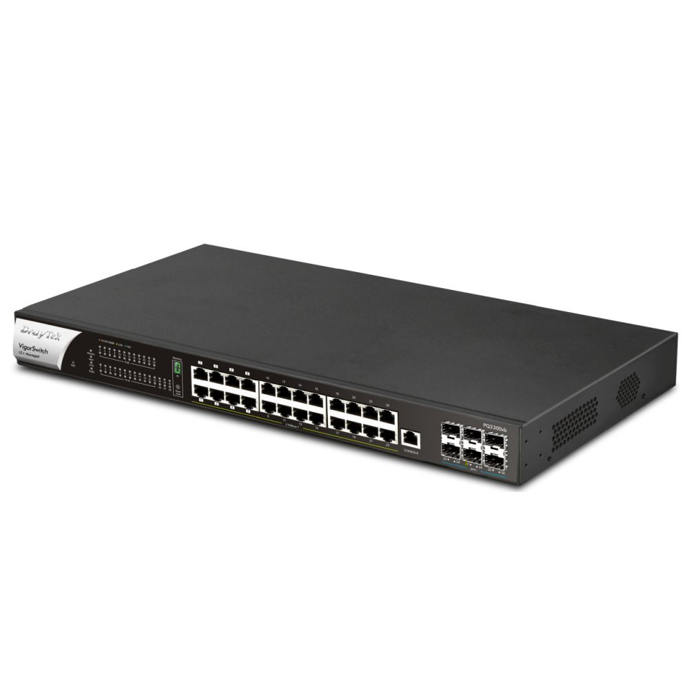VigorSwitch PQ2300xb 24 poorts 2,5Gigabit PoE VigorSwitch PQ2300xb 24 poorts 2,5Gigabit PoE
