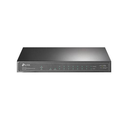 10-Port Gigabit Switch with 8-Port PoE+