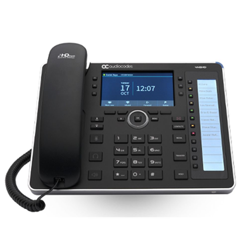 445HD IP-Phone PoE GbE black with integrated BT  and Dual Band Wi-Fi