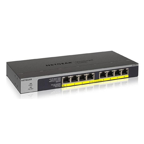 8PT POE/POE+ GIGABIT UNMANAGED SWCH