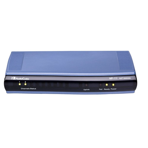 Audiocodes IP Media gatew. 2 analog Port MP-112/FXS/AC-