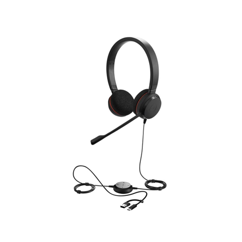 Jabra Evolve 20 SE, USB C/A, MS Stereo
