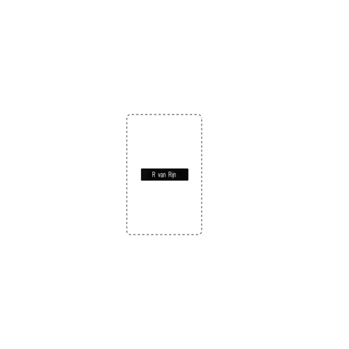 Naamlabel ProLine 2V/4V, ProLine SIP Compact incl. graveren