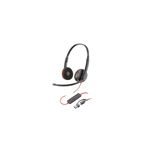 Poly BW 3220 Stereo USB-C HS +USB-C/A