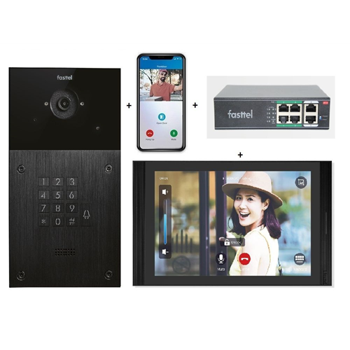 Videokit Doorphone Entry+keypad 4 Apps/10"monitor FT600SW