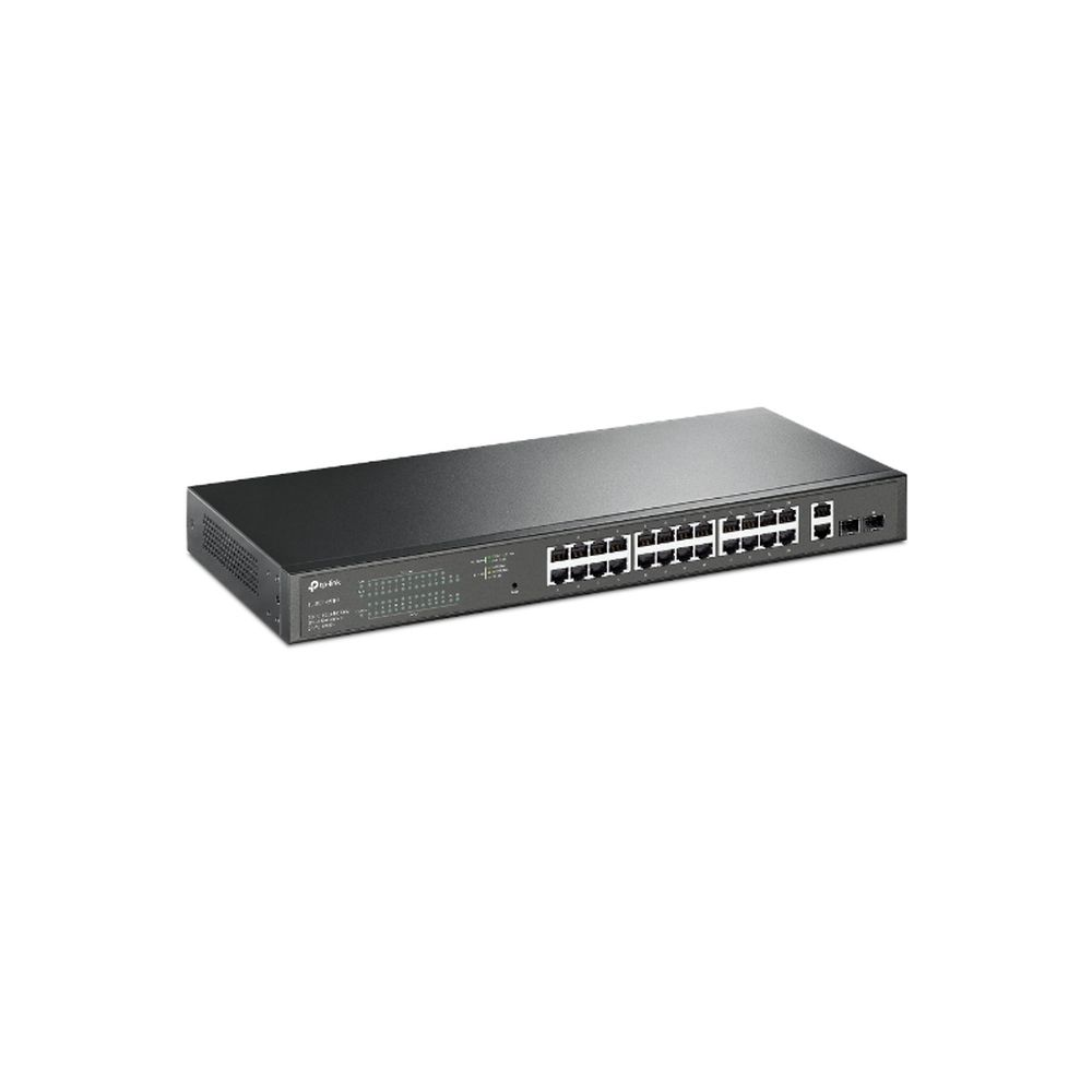 28-Port Gigabit Easy Smart Switch with 24-Port PoE +